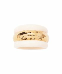 Aurélie Bidermann Bague Nazca Ivoire