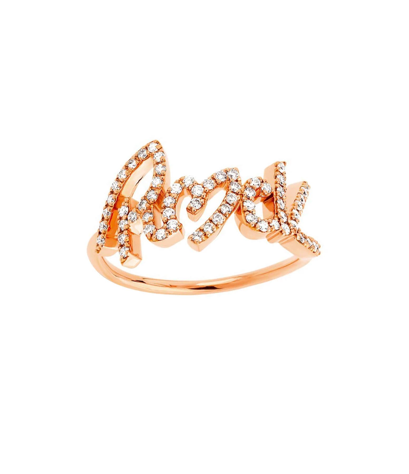 NAVA JOAILLERIE Bague Rock Total Diamants Or Rose 3 NAVA JOAILLERIE Bague Rock Total Diamants Or Rose