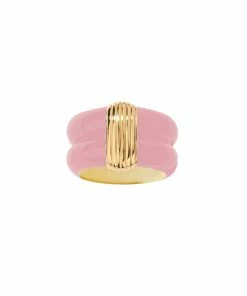 Aurélie Bidermann Bague Katt MM, Capsule Octobre Rose
