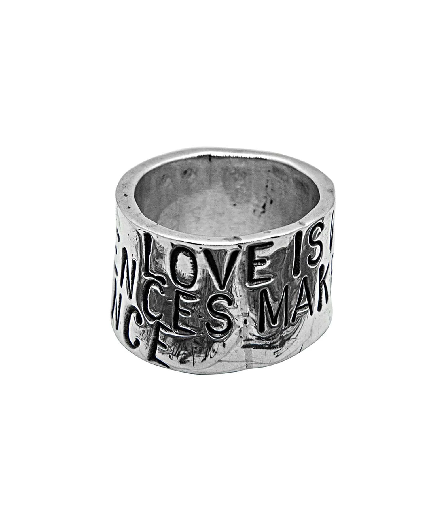 SERGE THORAVAL Bague Love Argent 4 SERGE THORAVAL Bague Love Argent – Image 2
