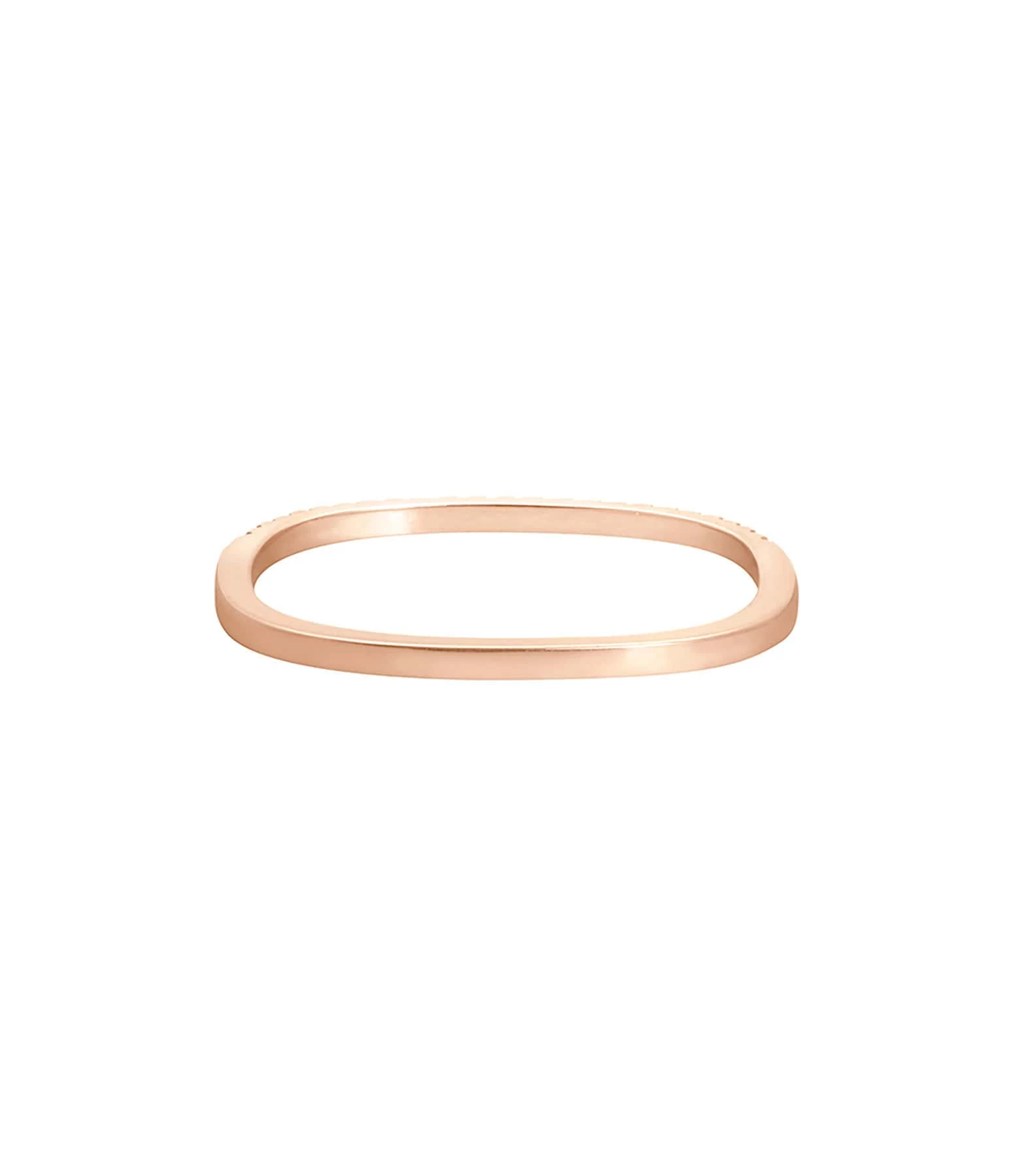 VANRYCKE Bague Charlie Semi-Pavée Diamants Or Rose 4 VANRYCKE Bague Charlie Semi-Pavée Diamants Or Rose – Image 2