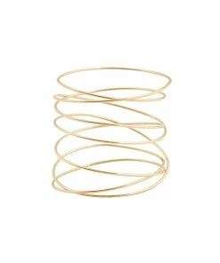 LSONGE Bague Sublime Spirale Or