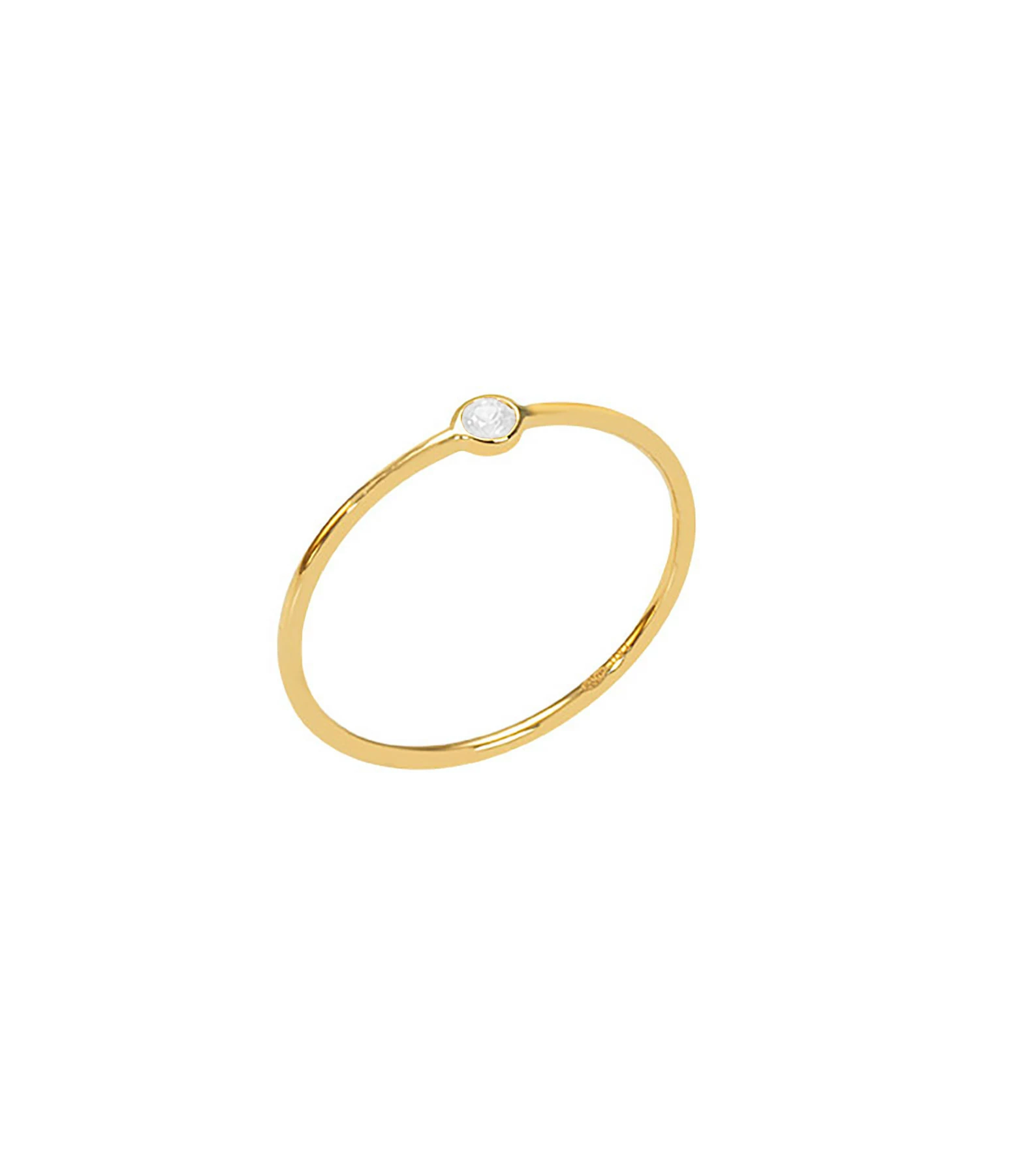 AND...PARIS Bague Memory Diamant Or Jaune