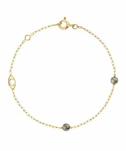 CHARLET Bracelet Massilia Pyrite Or Jaune