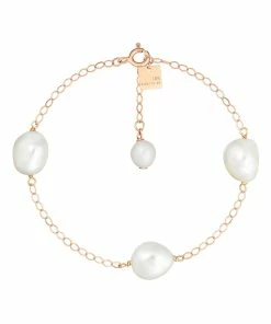 Ginette NY Bracelet Multi Chaîne Perles Nacre, Collection Fête Des Mères