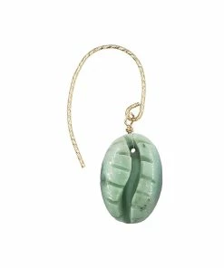 MON PRECIEUX GEM Boucle D'oreille Cauri Turquoise (vendue à L'unité)