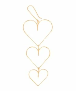 ATELIER PAULIN Boucle D'oreille Big Charms Trio Gold Filed Jaune (vendue à L'unité)