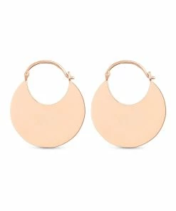 Ginette NY Boucles D'oreilles Donut Or Rose