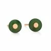 Ginette NY Boucles D'oreilles Donut Jade Or Rose 2 Ginette NY Boucles D'oreilles Donut Jade Or Rose -Boutique Gigi Clozeau bodonj1 1