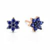 Ginette NY Boucles D'oreilles Star Puces Saphirs Or Rose 2 Ginette NY Boucles D'oreilles Star Puces Saphirs Or Rose -Boutique Gigi Clozeau bodss