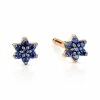 Ginette NY Boucles D'oreilles Mini Star Puces Saphirs Or Rose 1 Ginette NY Boucles D'oreilles Mini Star Puces Saphirs Or Rose -Boutique Gigi Clozeau bodss2