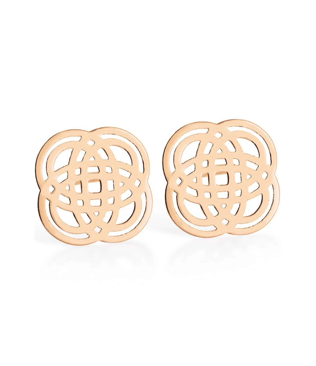 Ginette NY Boucles D'oreilles Purity Or Rose
