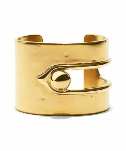 GOOSSENS PARIS Manchette Boucle Doré