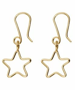 ATELIER PAULIN Boucles D'oreilles Dormeuses Étoile Gold Filled, Collection Charms