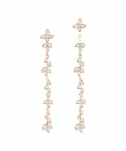 STONE PARIS Boucles D'oreilles Longues Whisper -Boutique Gigi Clozeau boucles d oreilles longues whisper or rose 1