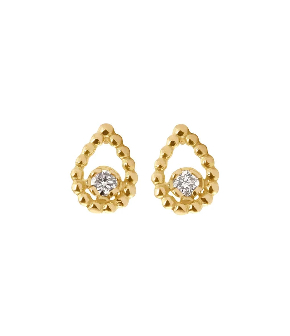 GIGI CLOZEAU Boucles D'oreilles Poire Lucky Diamants 5 GIGI CLOZEAU Boucles D'oreilles Poire Lucky Diamants – Image 3