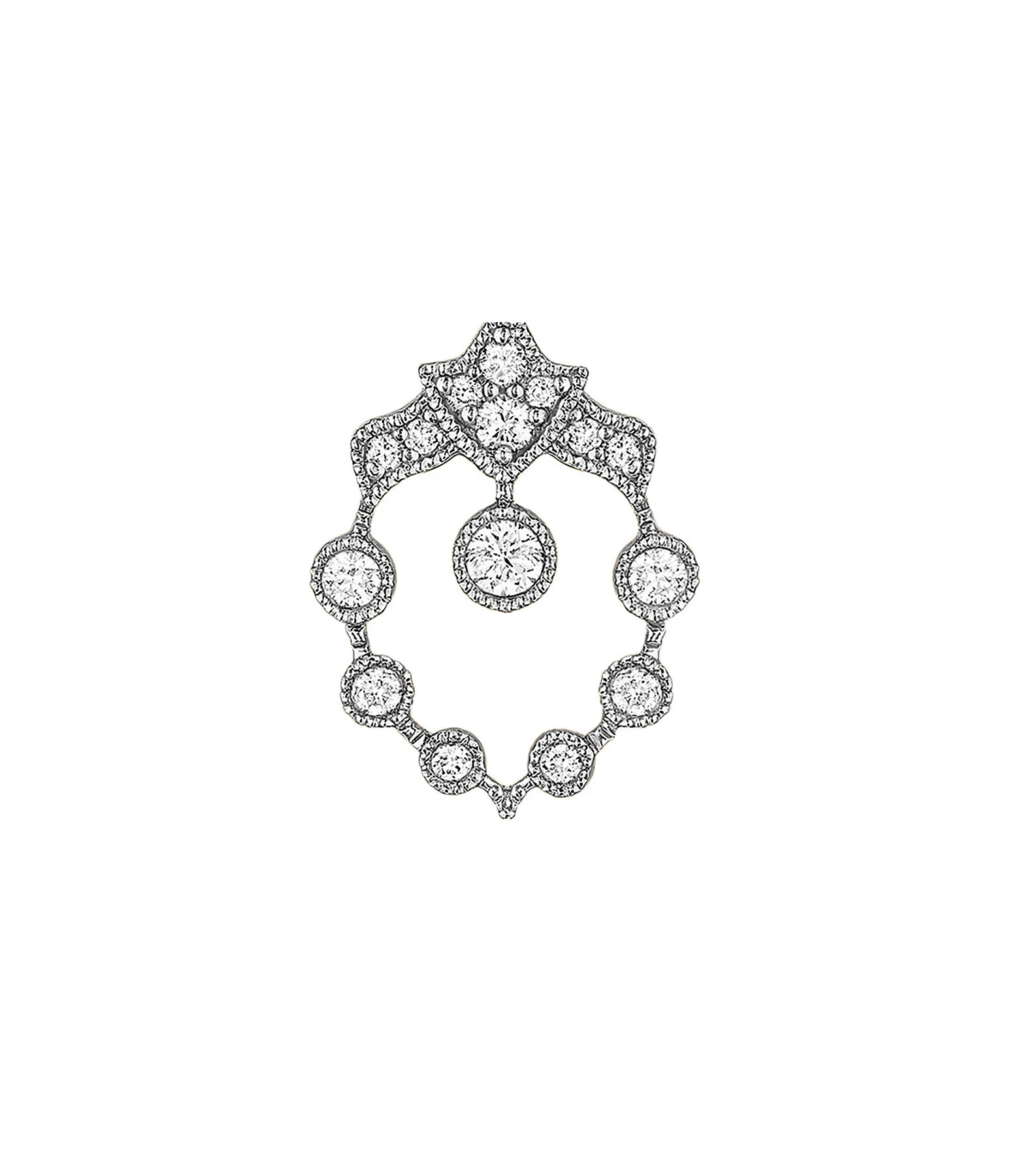 STONE PARIS Boucle D'oreille Bouton Rêveuse Or Noir (vendue à L'unité) 3 STONE PARIS Boucle D'oreille Bouton Rêveuse Or Noir (vendue à L'unité)