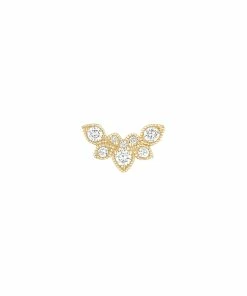 STONE PARIS Boucle D'oreille Nude Or Jaune Diamants (vendue à L'unité)