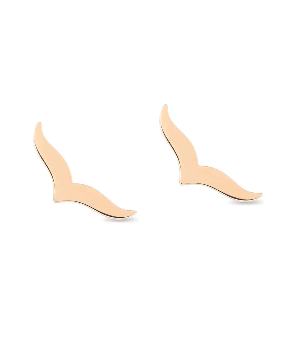 Ginette NY Boucles D'oreilles Wise Or Rose 3 Ginette NY Boucles D'oreilles Wise Or Rose