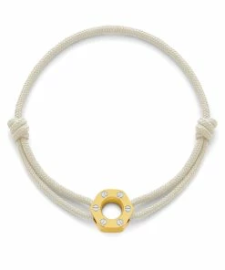 OMEN PARIS Bracelet Maria Acier Jaune