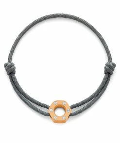 OMEN PARIS Bracelet Tatiana Acier Rose