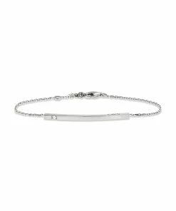 NAVA JOAILLERIE Bracelet Hash One Diamant Or Blanc