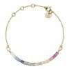ATELIER PAULIN Bracelet Chaîne Saphir Rainbow Gold Filled