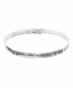 SERGE THORAVAL Jonc Ruban Fin Argent