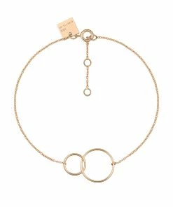 Ginette NY Bracelet Tiny Fusion Or Rose