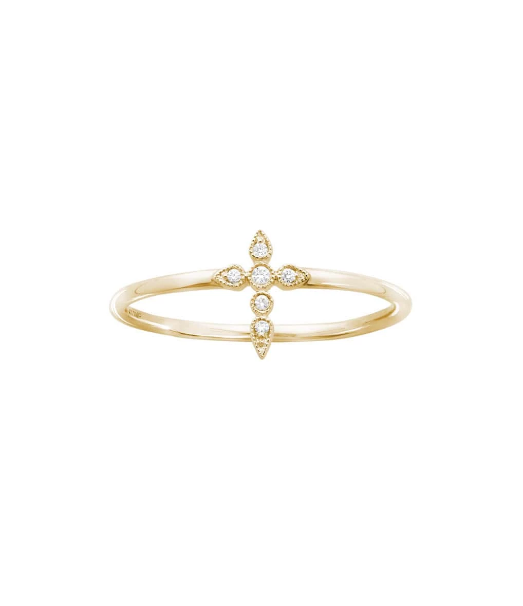 STONE PARIS Bague Céleste Simple Or Diamants 3 STONE PARIS Bague Céleste Simple Or Diamants