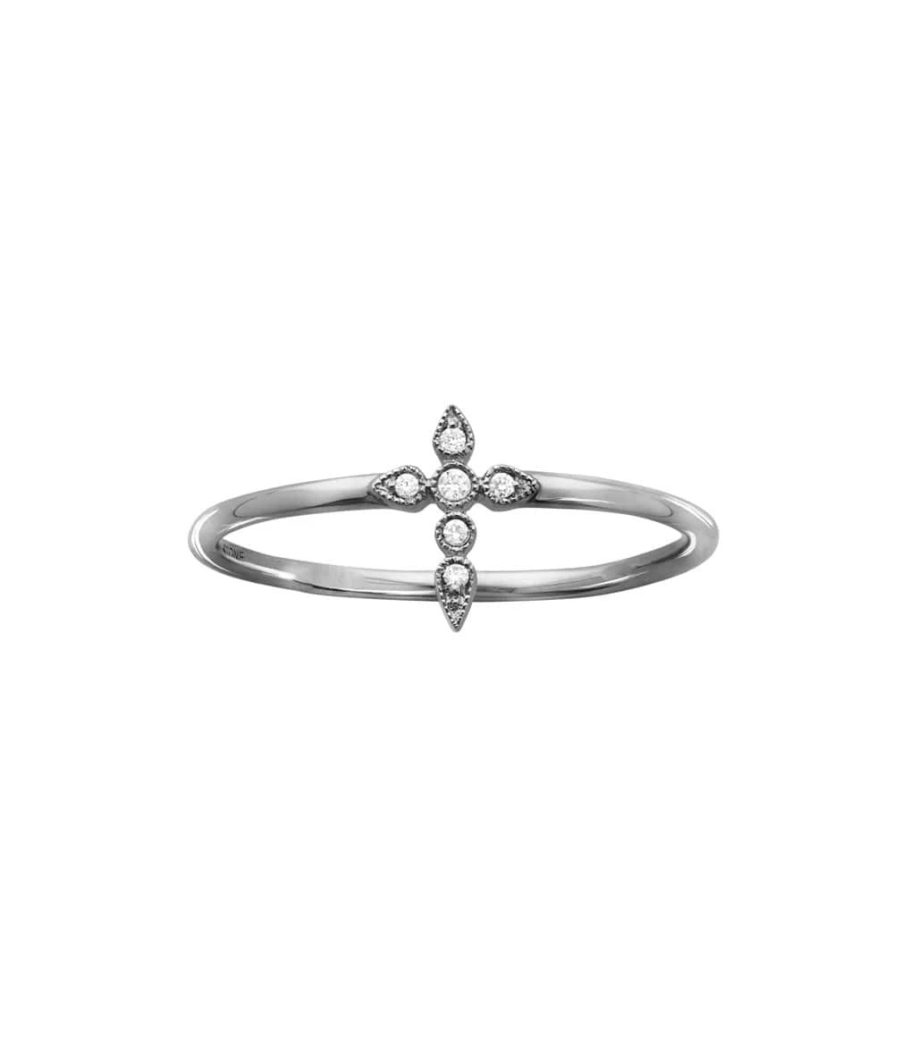 STONE PARIS Bague Céleste Simple Or Diamants 5 STONE PARIS Bague Céleste Simple Or Diamants – Image 3