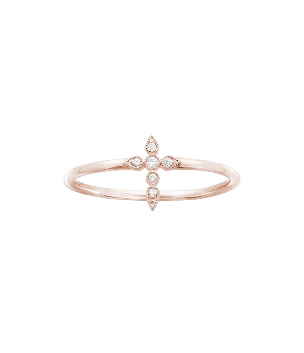 STONE PARIS Bague Céleste Simple Or Diamants 6 STONE PARIS Bague Céleste Simple Or Diamants – Image 4