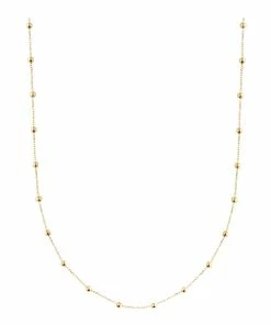 CHARLET Chaîne Massilia Boule Or Jaune, 45 Cm