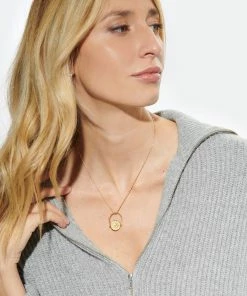 CHARLET Chaîne Maille Diamantée Or Jaune, 45 Cm -Boutique Gigi Clozeau charl look20230119 196