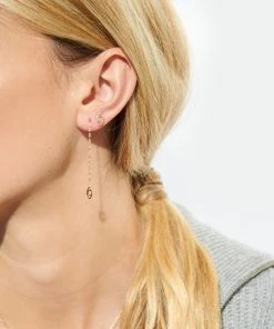 CHARLET Boucle D'oreille Iris Or Jaune (vendue à L'unité) 7 CHARLET Boucle D'oreille Iris Or Jaune (vendue à L'unité) -Boutique Gigi Clozeau charl look20230119 214