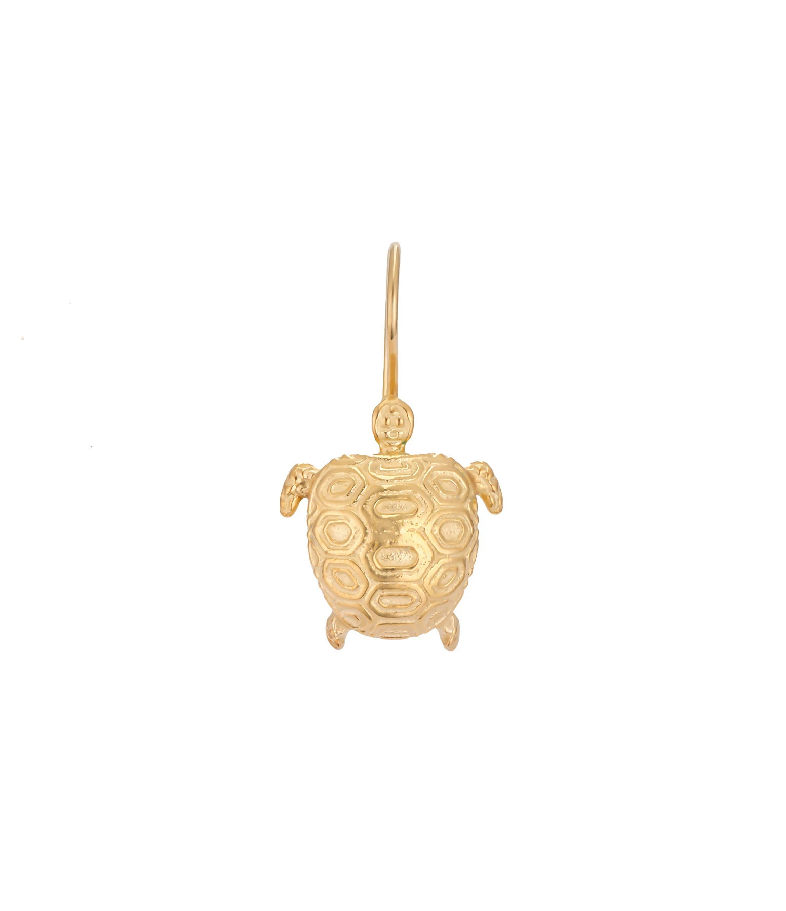 Claris Virot Boucle D'oreille Cléo Tortue Doré (vendue à L'unité)