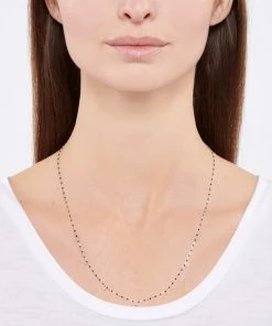 GIGI CLOZEAU Collier 5 Diamants Mini Perles Résine Or 18 GIGI CLOZEAU Collier 5 Diamants Mini Perles Résine Or -Boutique Gigi Clozeau clozb look20211109 181
