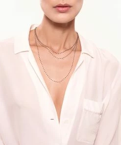 GIGI CLOZEAU Collier 5 Diamants Mini Perles Résine Or 21 GIGI CLOZEAU Collier 5 Diamants Mini Perles Résine Or -Boutique Gigi Clozeau clozb look20211109 2 1