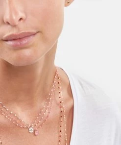 GIGI CLOZEAU Pendentif Résine Fleur Diamant Or Jaune -Boutique Gigi Clozeau clozb look20221116 103