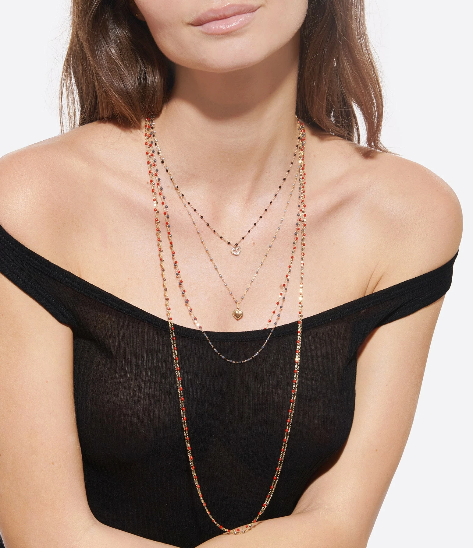 GIGI CLOZEAU Pendentif Lucky Cœur Or Rose 5 GIGI CLOZEAU Pendentif Lucky Cœur Or Rose – Image 3