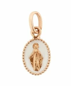 GIGI CLOZEAU Pendentif Médaille Madone Résine Or 14 GIGI CLOZEAU Pendentif Médaille Madone Résine Or -Boutique Gigi Clozeau clz1