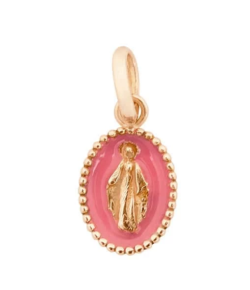 GIGI CLOZEAU Pendentif Médaille Madone Résine Or 3 GIGI CLOZEAU Pendentif Médaille Madone Résine Or