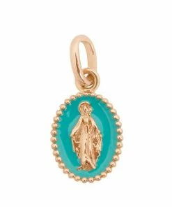 GIGI CLOZEAU Pendentif Médaille Madone Résine Or 16 GIGI CLOZEAU Pendentif Médaille Madone Résine Or -Boutique Gigi Clozeau clz4
