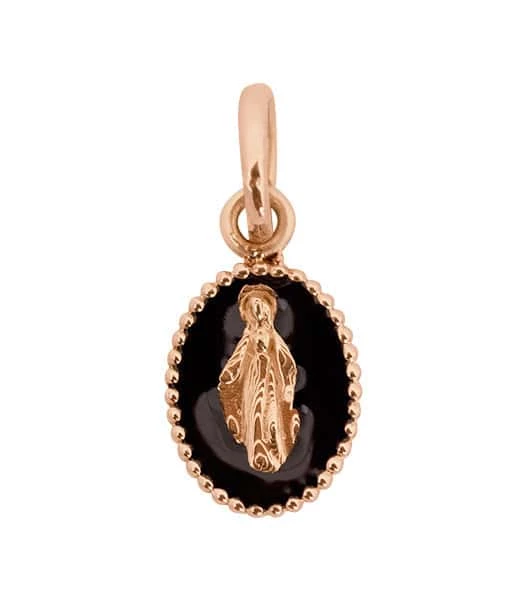 GIGI CLOZEAU Pendentif Médaille Madone Résine Or 4 GIGI CLOZEAU Pendentif Médaille Madone Résine Or – Image 2