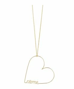 ATELIER PAULIN Collier Mini Cœur Aime Gold Filled