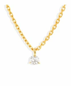 NAVA JOAILLERIE Collier Diana Diamants Or Jaune