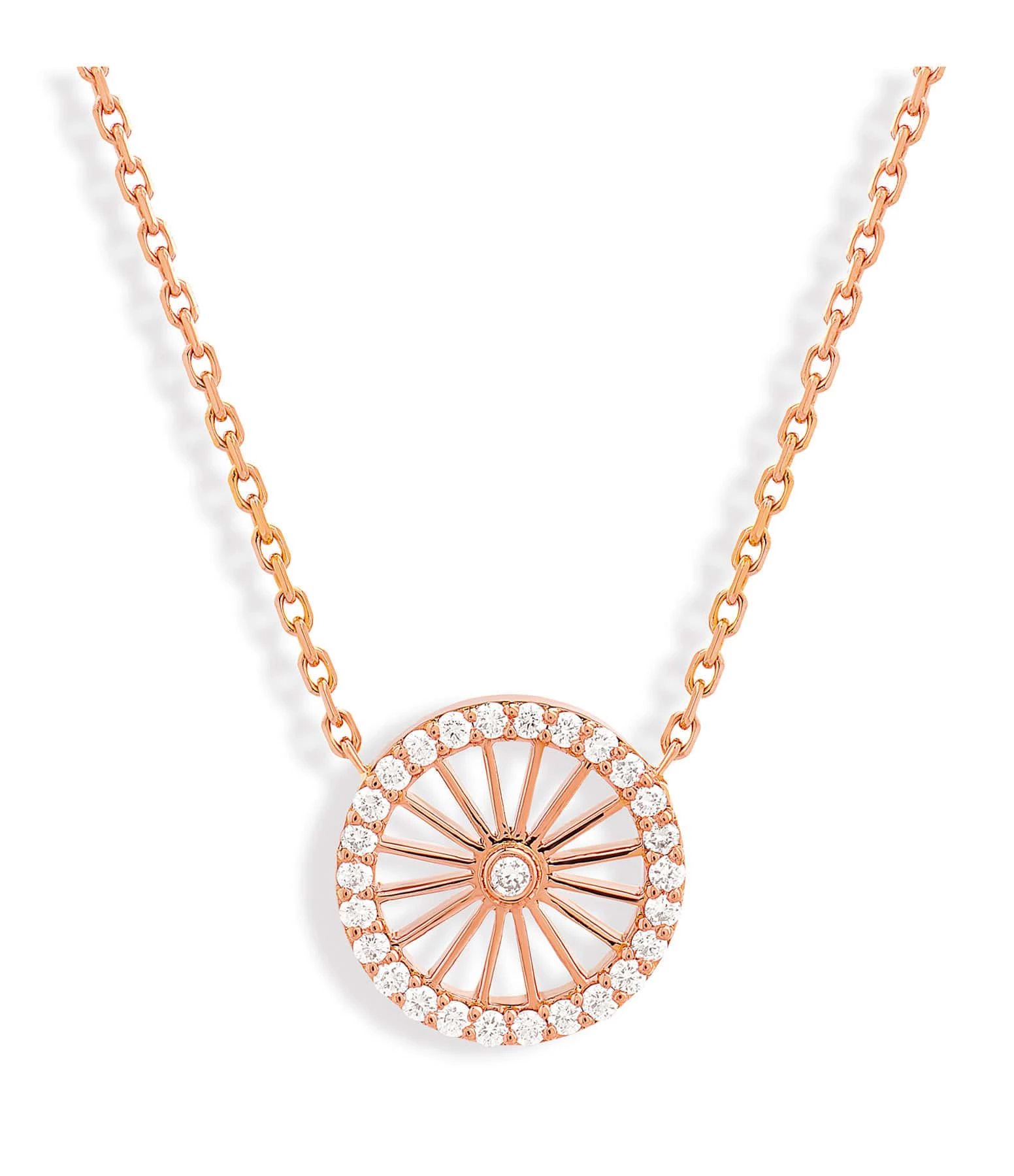 NAVA JOAILLERIE Collier Cheyenne Diamants Or Rose 3 NAVA JOAILLERIE Collier Cheyenne Diamants Or Rose