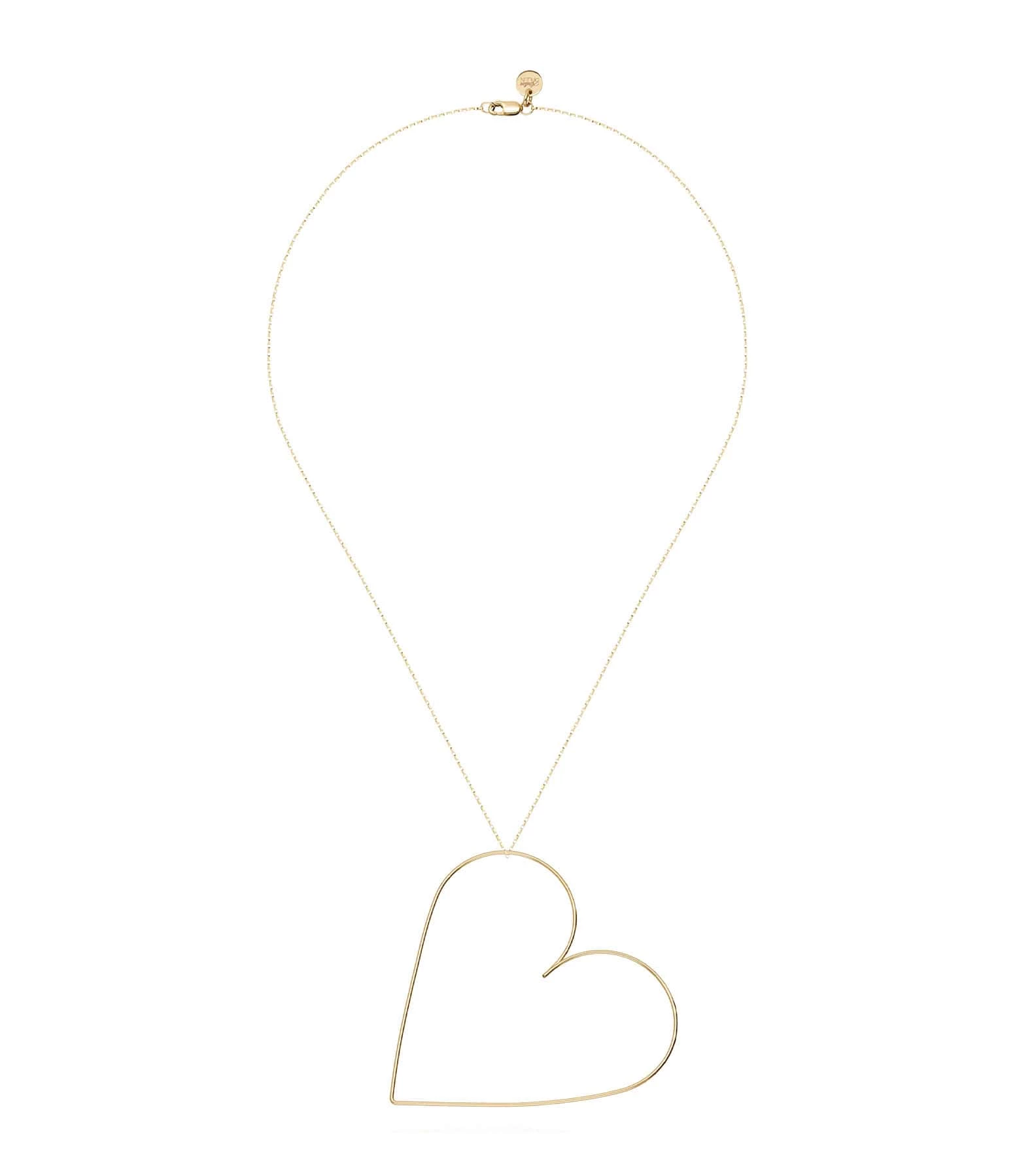 ATELIER PAULIN Collier Maxi Cœur Nude Gold Filled – Image 2