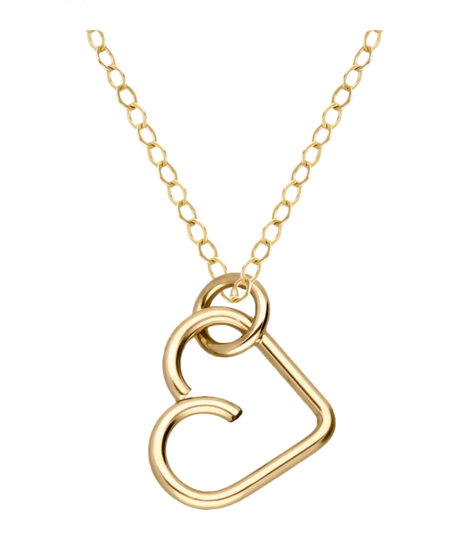 ATELIER PAULIN Collier Lucky One Cœur Gold Filled, Collection Charms