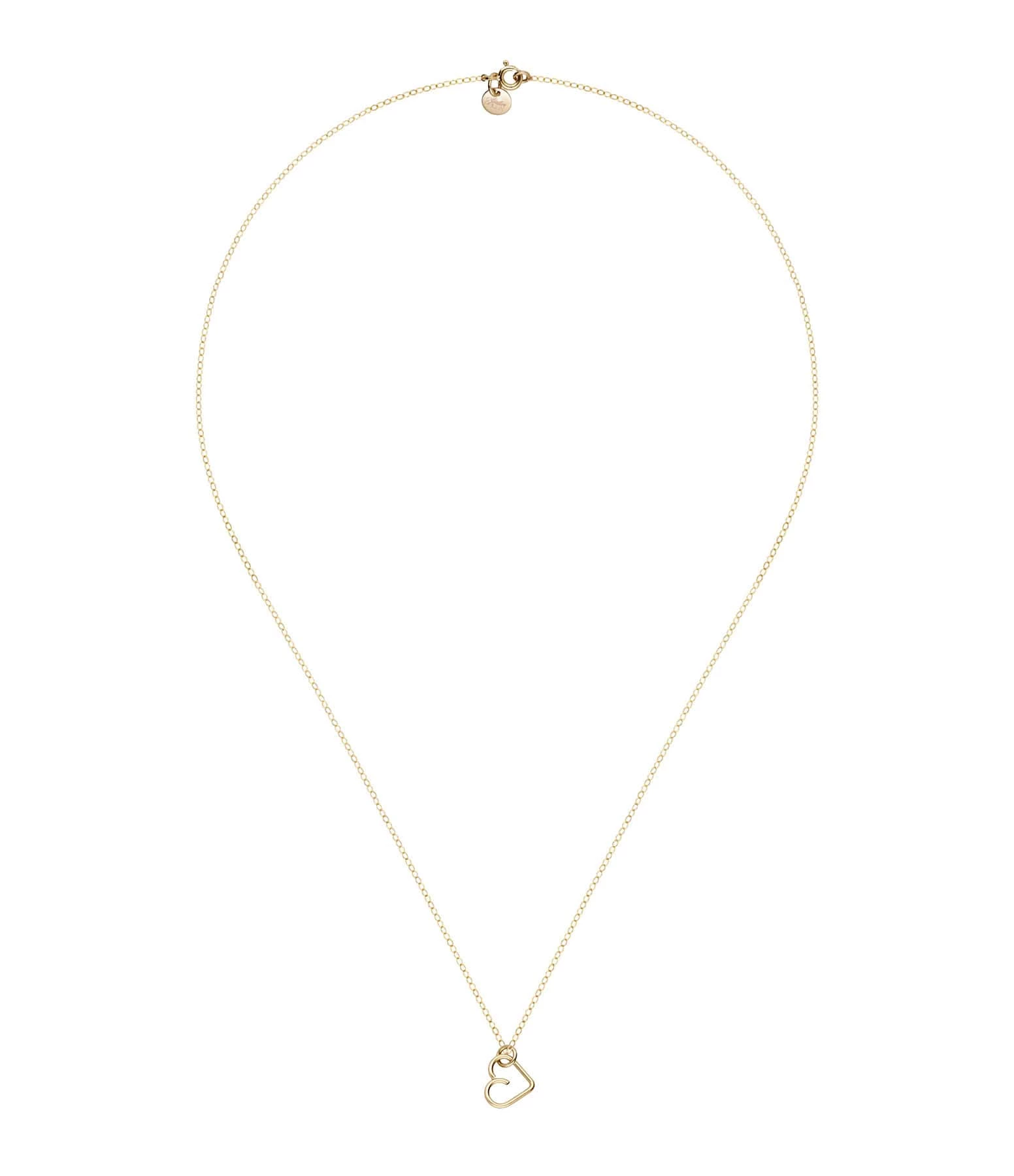 ATELIER PAULIN Collier Lucky One Cœur Gold Filled, Collection Charms – Image 2